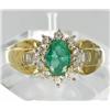 .65ct Colombian Emerald & Diamond 10k Gold Ladies Ring (JEW-1770)