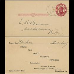 1911 US McKinley 1c Postcard Nice (STM-0629)