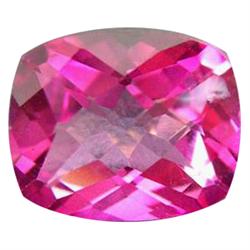 4.35ct Charming Gem Mystic Pink Cushion Topaz Appraisal Estimate $8700 (GEM-24279E)