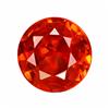 3.4mm Natural Orange Red Songea Sapphire (GMR-1034)