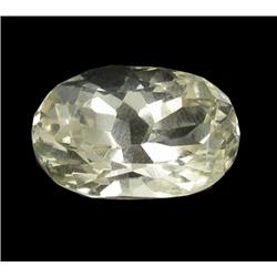 5.74ct Lemon Green Kunzite Afghanistan Oval Cut Appraisal Estimate $1435 (GEM-26162)