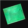 0.64ct Natural Mint Green Zambian Emerald Square (GEM-20678)