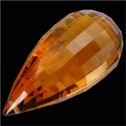 45.70ct Awesome Madeira Citrine Briolette Cut (GEM-23625)