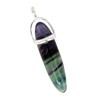 40ct Natural Rainbow Flourite Sterling Pendant (JEW-1725)