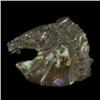 87.6ct Handcarved Rare Australian Boulder Opal Stallion (GEM-20369)