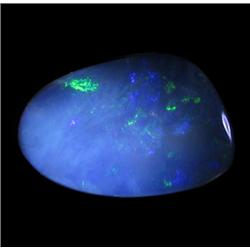 3.44ct Australian Black Opal Doublet Full Fire (GEM-22593C)