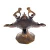 Tibet Antique Five Flame Bronze Oil Lamp (ANT-436)