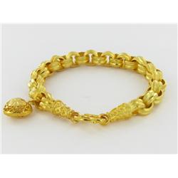 22k Gold Vermeil Bracelet 8" (JEW-1595)