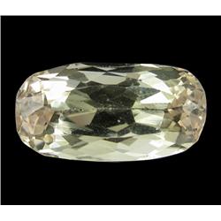 8.43ct Lemon Green Kunzite Afghanistan Oval Cut Appraisal Estimate $2107 (GEM-26151)