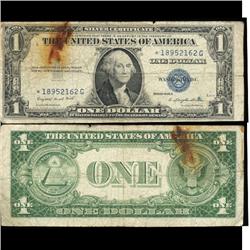 1935G $1 Silver Certificate Star Note Circulated RARE (COI-4692)