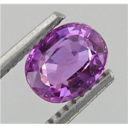1.11ct Oval Purple Unheated Sapphire (GEM-19129)