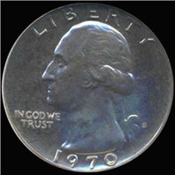 1970 Washington 25c Quarter Coin Graded GEM (COI-6863)