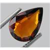Image 1 : 2.73ct Magnificent Pear Red Orange Spessartite Garnet (GEM-18268)