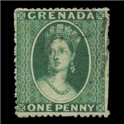 1861 Grenada 1p Postage Stamp Nice (STM-0609)