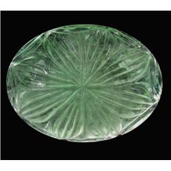 76.9ct Carved Natural Green florite (GEM-21788)