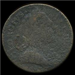 1773 Britain George III Farthing Circulated 235 YEARS OLD (COI-7065)