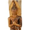 Image 2 : Hand Carved Teak Buddha on Teak Log (CLB-234)
