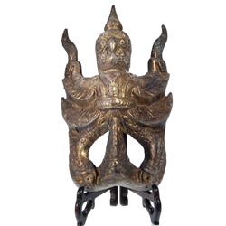 Antique Thai Garuda Bronze Gilded Building (ANT-108)