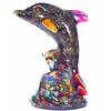 1,900.00ct Sapphire & Topaz Dolphin Figure Statue (GEM-9740)