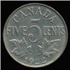 Image 2 : 1922 Canada 5c Hi Grade Flat Variety (COI-6703)