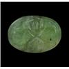 4.05ct. Stunning Green Beautiful Natural Carved Emerald  (GEM-22056)
