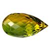 12.35ct Love Briolette Green Yellow Ametrine  (GEM-22978A)