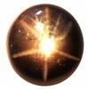 15.18ct Opaque Oval Cabochon Black Star Sapphire  (GEM-23251)