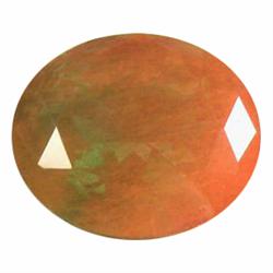 4.70ct Dazzling Fire Top Redish Green Natural Andesine (GEM-19738)