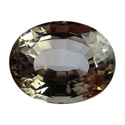 26.75ct Jumbo Rare Unheated Champagne Imperial Topaz Appraisal Estimate $66875 (GEM-24615)