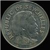 1976 Seychelles 50 Cent Independence BU MS64+ (COI-6963)