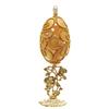 Ornate Gilded Decorated Goose Egg Ornament (ACT-124)