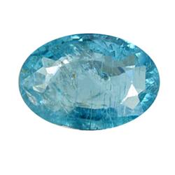 0.81ct Blue Green Rare Neon Natural Apatite  (GEM-25465)