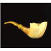 Vintage Meerschaum Pipe Bone Horn Mouthpiece (ANT-872)