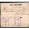 1894 Original Penn National Bank Philadelphia Cashier's Check (CUR-06244)