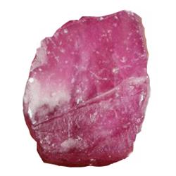 35.5ct Gorgeous Red/Pink/White Patterned Rough Ruby (GEM-24305)