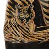 Image 6 : Water Buffalo Horn Scrimshaw Tiger    (CLB-130)
