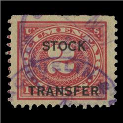 1920 US 2c Stock Transfer Revenue Stamp NICE (STM-0558)