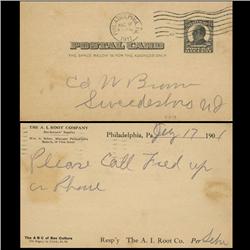 1907 US McKinley 1c Postcard Nice (STM-0627)