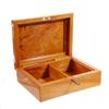 Image 3 : Inlaid Burl Box Handmade Rare Afzelia INVEST (DEC-084)