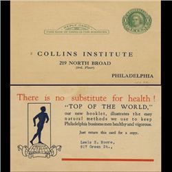 1914 US Martha Washington 1c Postcard Nice (STM-0632)