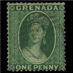 1861 Grenada 1p Postage Stamp Nice (STM-0598)