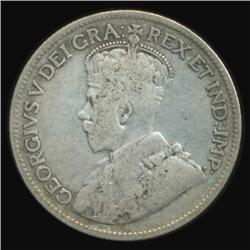 1931 Canada 25 Cent Better Grade Scarce Date (COI-7121)