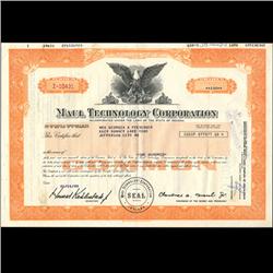 1980s Maul Technology Stock Certificate Scarce (COI-3427)