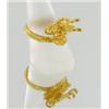 Image 3 : Ladies Dragon Ring 22k Gold Vermeil (JEW-1377)