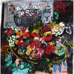 Bracha Guy, Harmony, Signed Oil on Canvas 