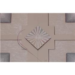 Luis Mazorra, Images From the Past, Signed Diptych 