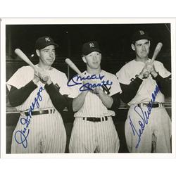 DiMaggio, Mantle, and Williams