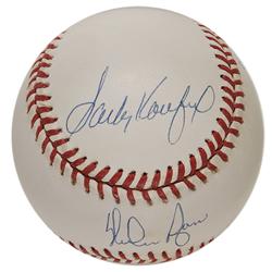 Sandy Koufax, Nolan Ryan and Bob Feller