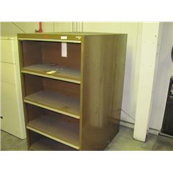 (3) Brown Filing Cabinets