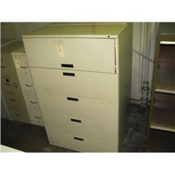 (2) Ivory Filing Cabinets